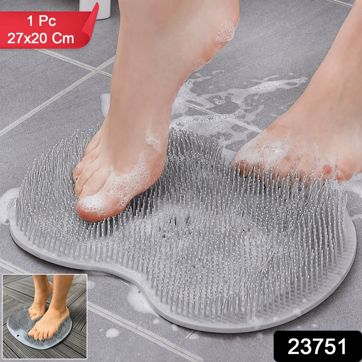 Silicone Foot Scrubber Mat – Soft Bristles for Easy Foot Care