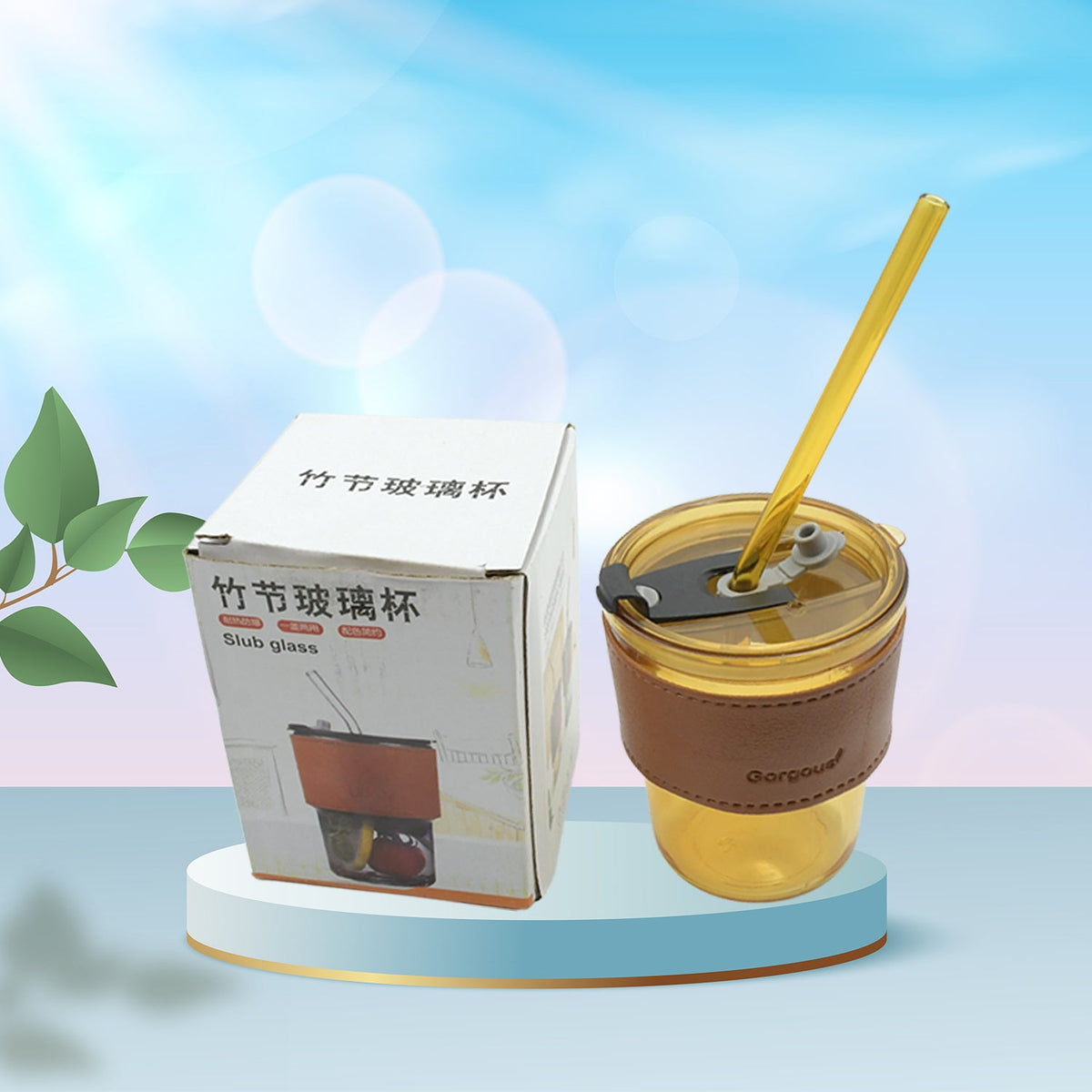 Glass Coffee Mug – Leakproof & Travel-Friendly | Mug Wala