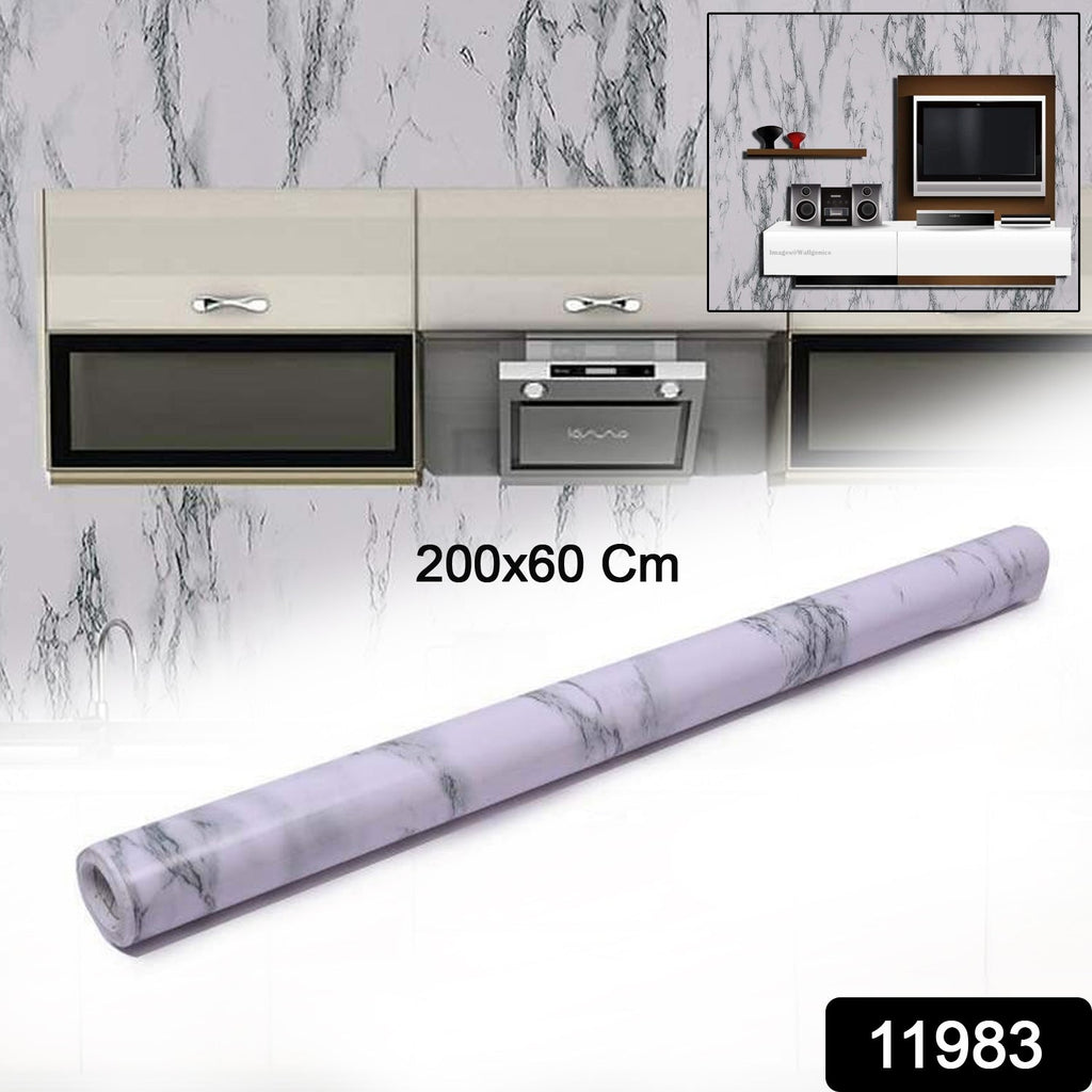 OwlCart SwiftStore Marble Kitchen Wallpaper – Easy Peel & Stick Renovation 2m x 60cm