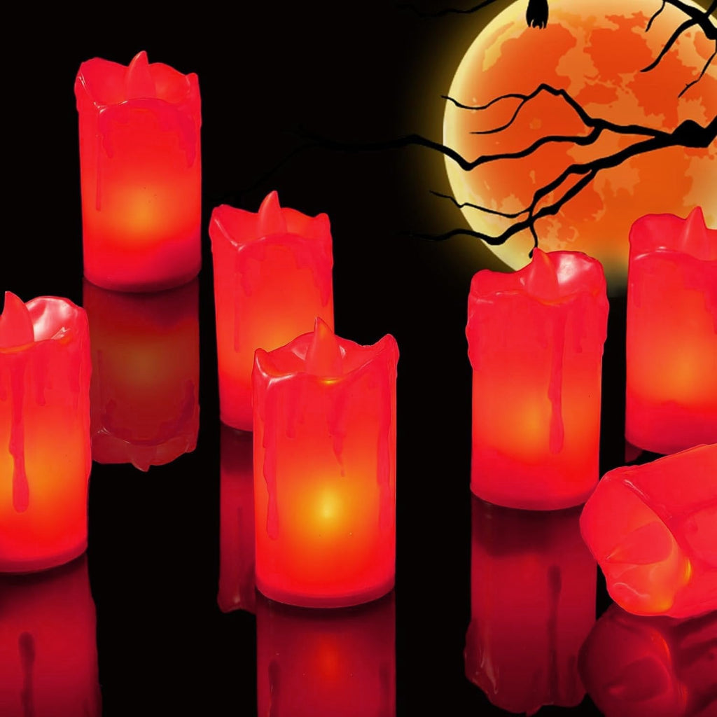 Flameless LED Candles – Realistic Melted Design Decor | Indo Glow