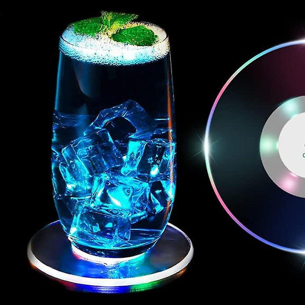 LED Coaster – Ultra-Thin, Waterproof & Non-Slip | Indo Glow