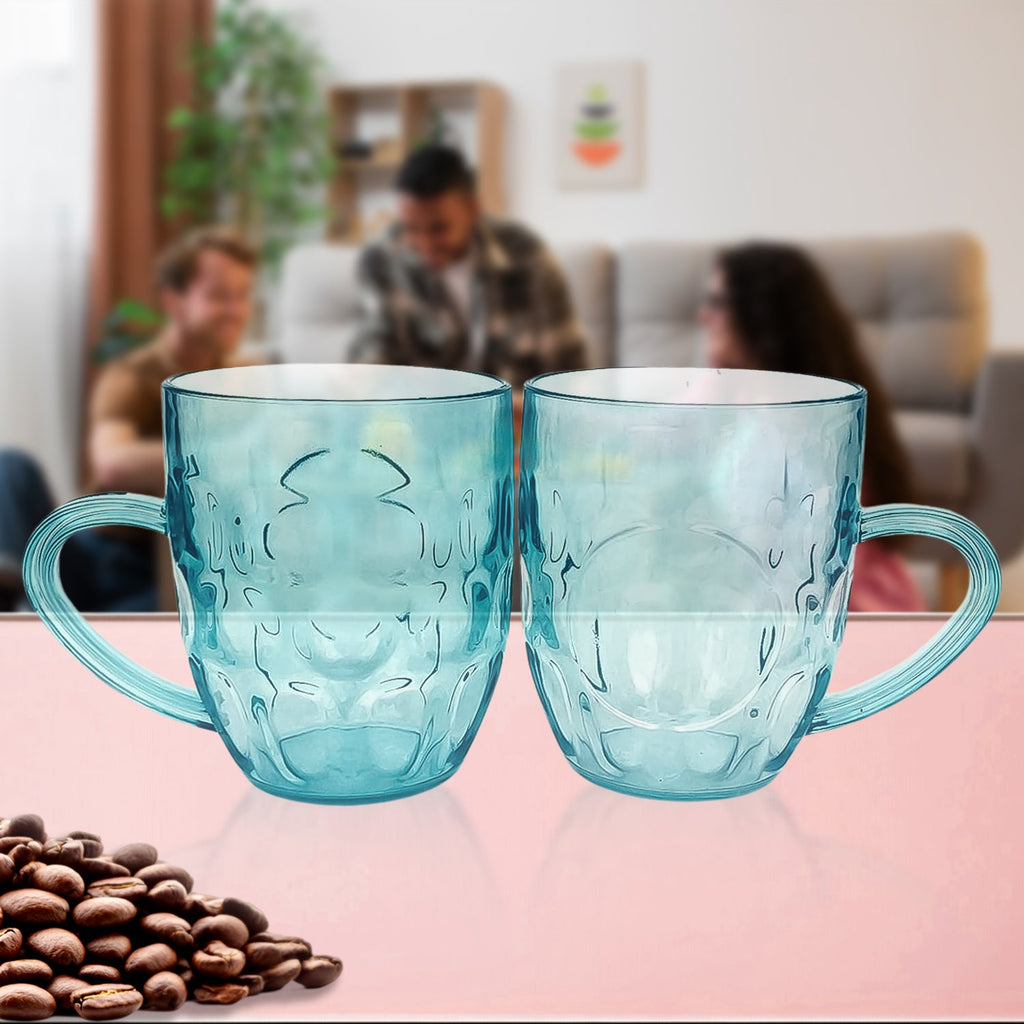 OwlCart HomeSmart Shake Mug Set – Long-Use 350ml Plastic Mugs with Easy Grip