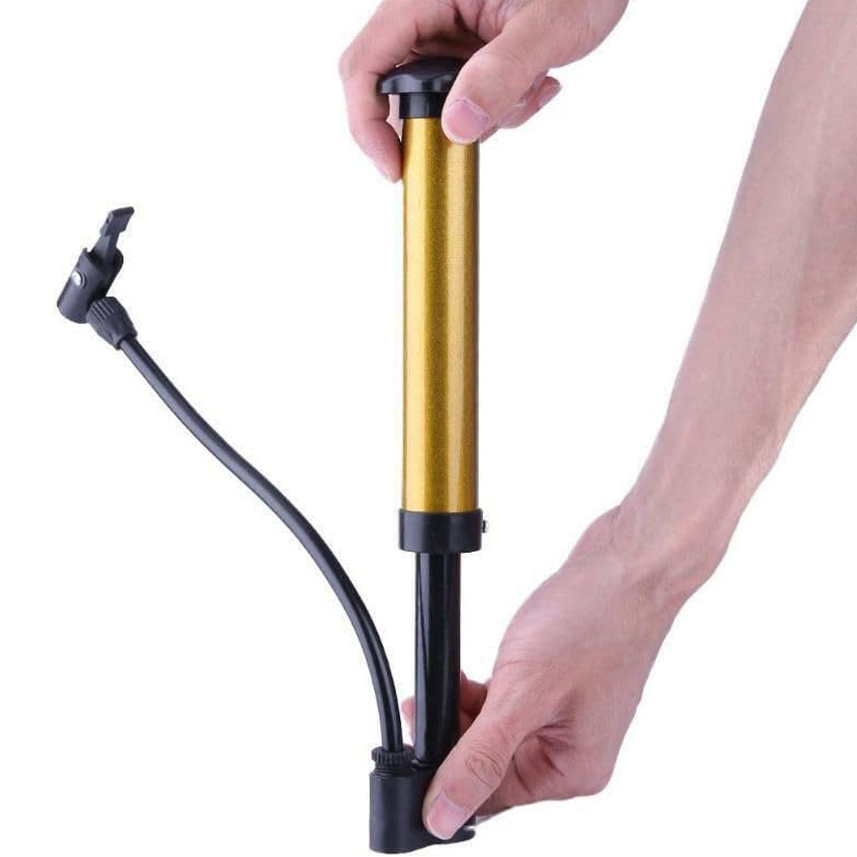 Hand Air Pump – Portable Metal Ball Inflator for Sports | FitFuzion