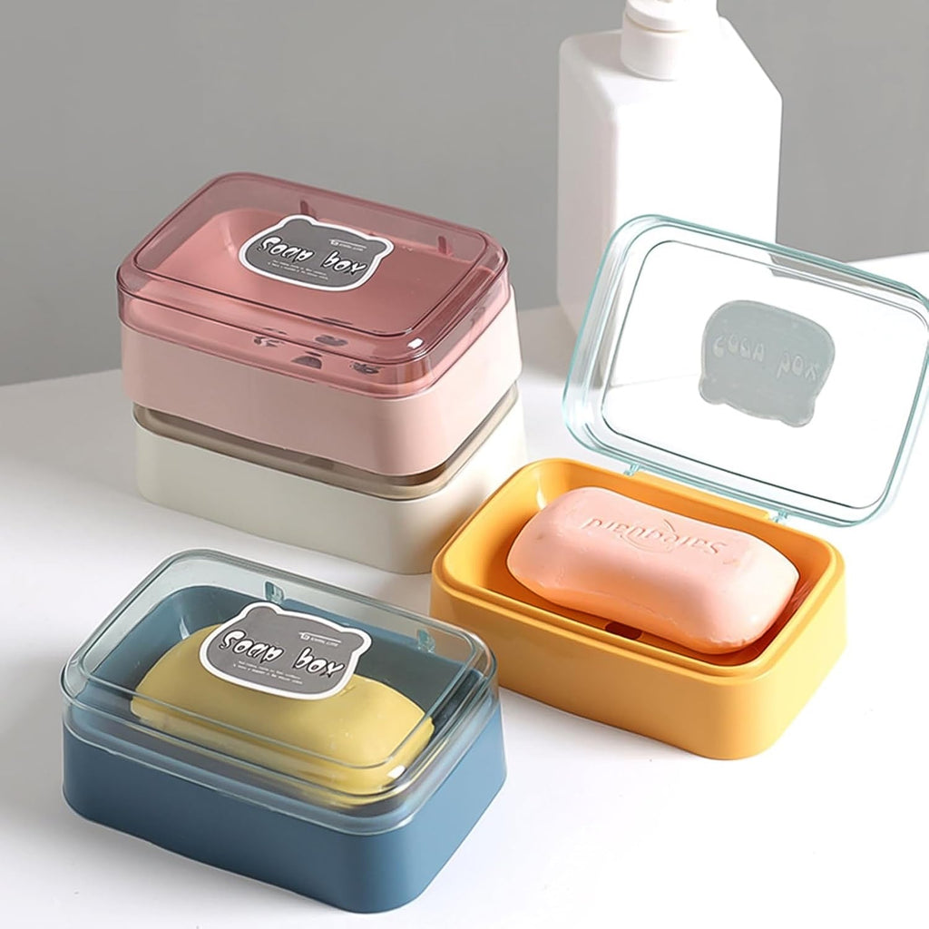 Self-Draining Soap Dish – Portable & Leakproof | VelvetBubbles