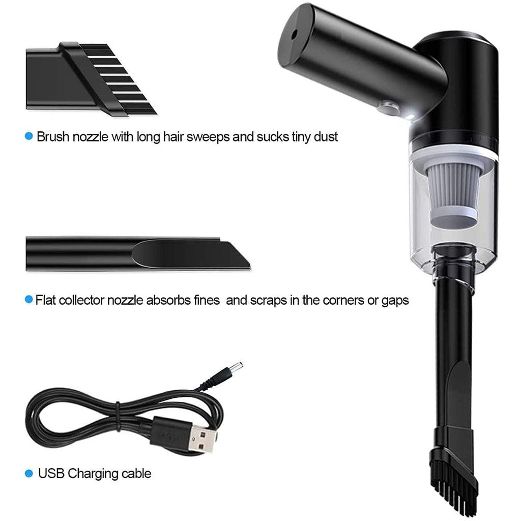 Wireless Handheld Vacuum Cleaner – 120W USB Rechargeable | storenzo