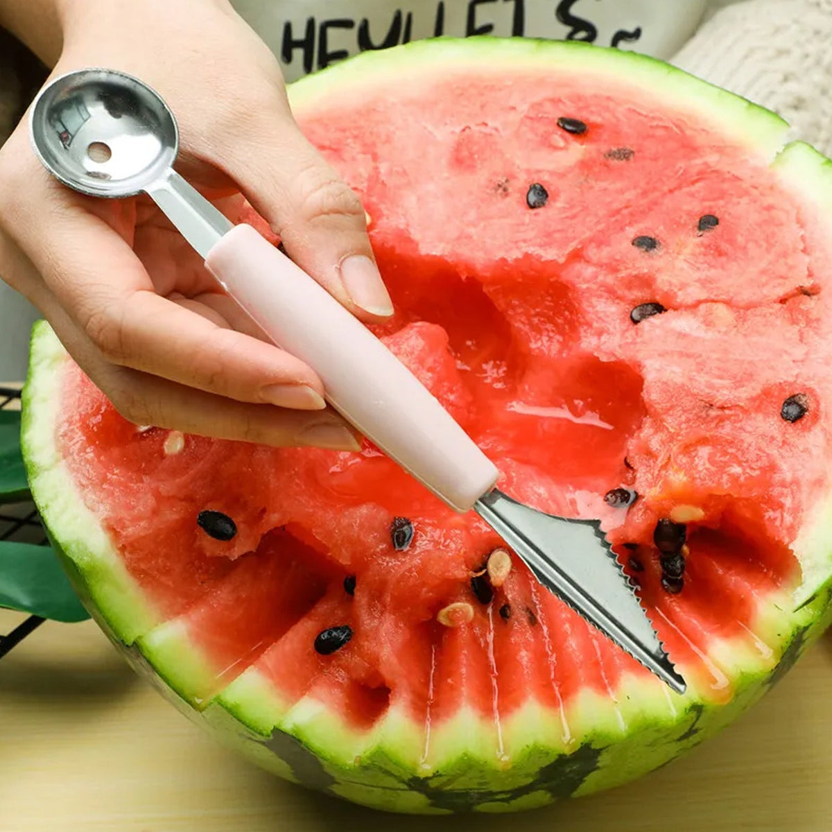 Fruit Carving Tool Kit – Stainless Steel Peeler & Scooper | Quickslice