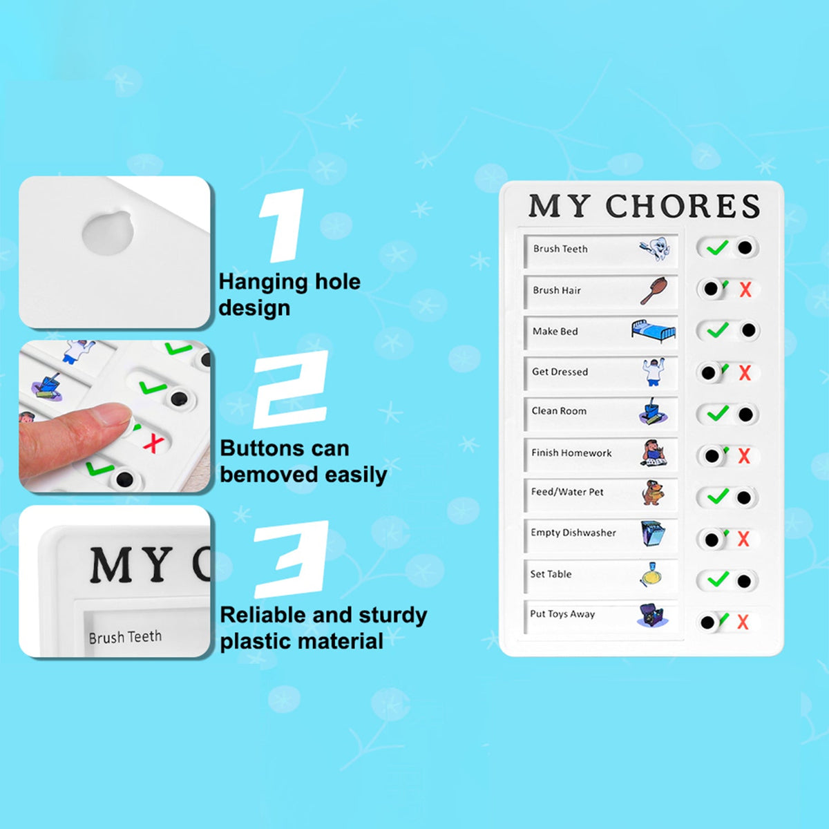Chores Note Board – Daily Task Planner & Reminder | Foloria