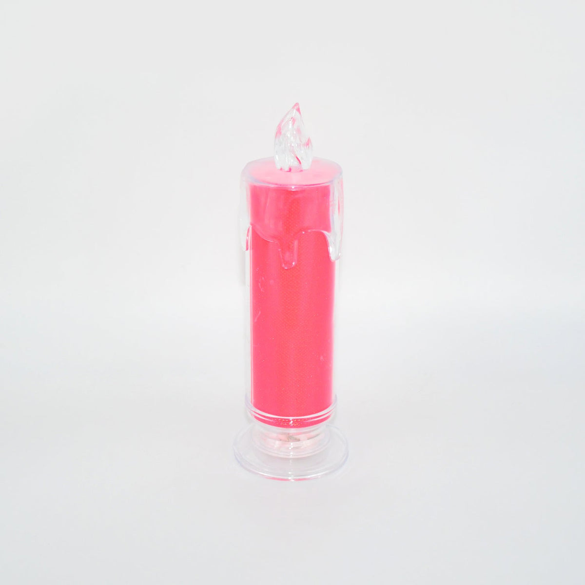Red LED Flameless Candle – Realistic Flickering Pillar | Styleva