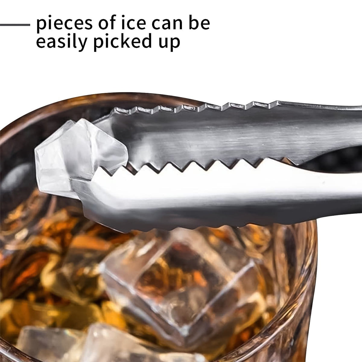 Stainless Steel Tongs – 13cm Ice & Sugar Serving | Quickslice