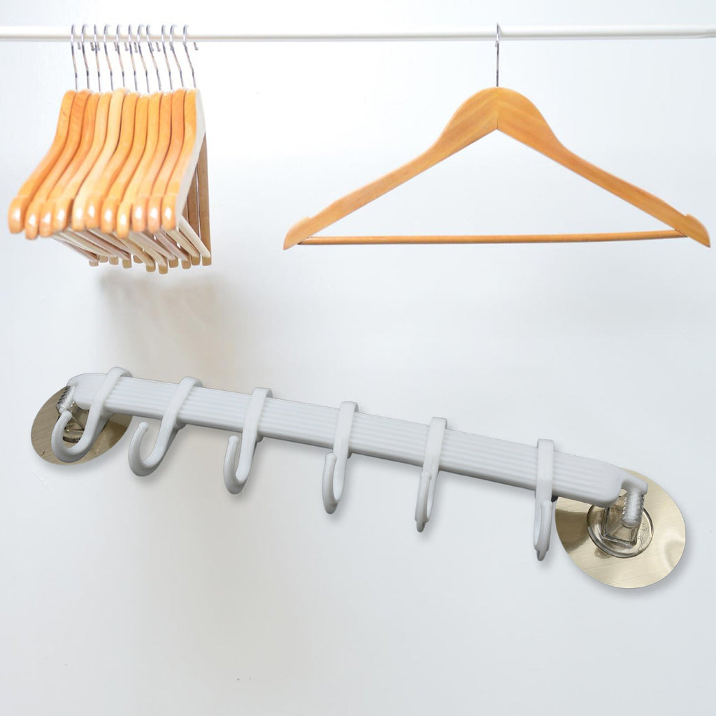 Wall-Mounted Towel Hanger – No-Drill Adhesive Rack | Mini Bubbles
