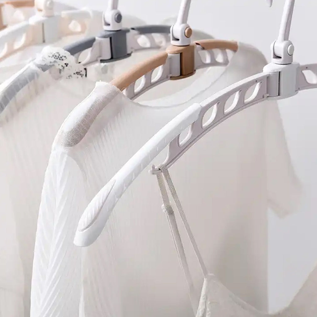 Portable Folding Hanger – 360° Rotating, Travel-Friendly | Organivo