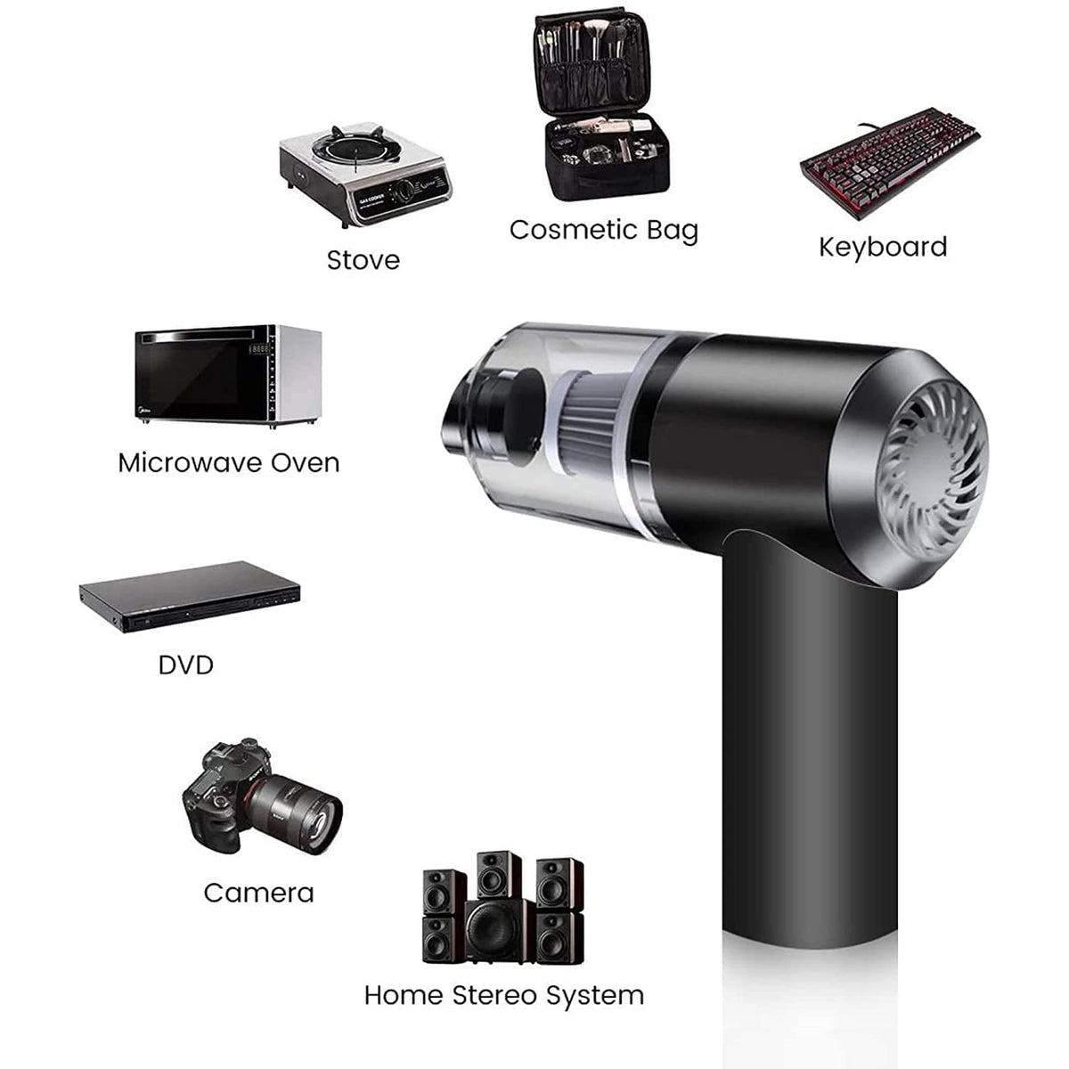 Wireless Handheld Vacuum Cleaner – 120W USB Rechargeable | storenzo