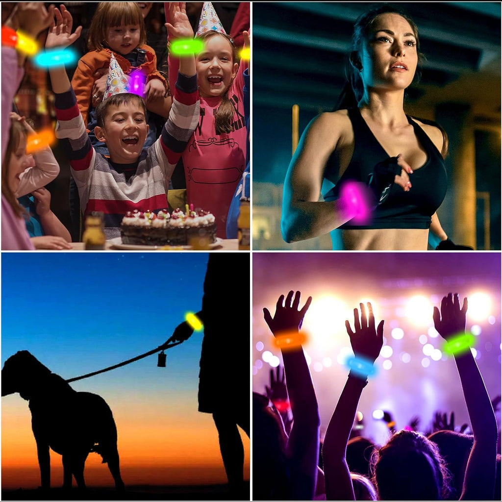 LED Running Bracelet – Multicolor Safety Light | Bracelet Bar