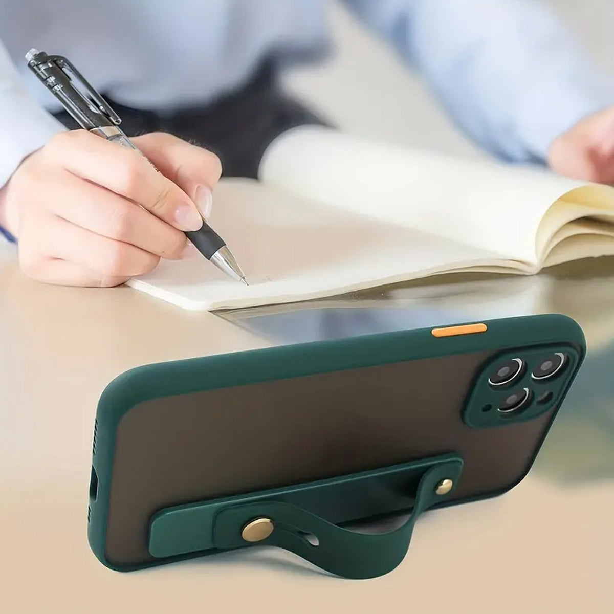 Phone Finger Holder – Secure Silicone Grip & Kickstand | Gambit