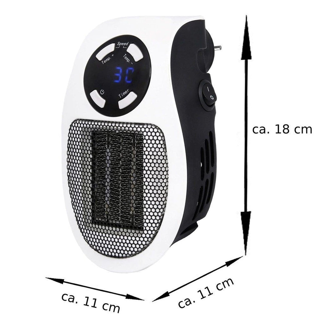 Portable Electric Heater – Compact 500W Fan | Dabster
