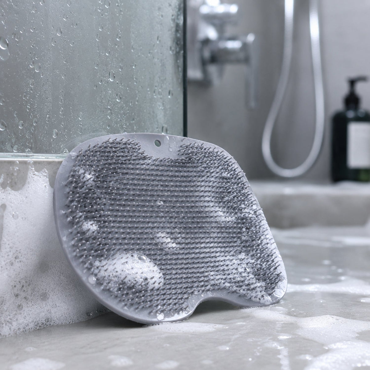 Silicone Foot Scrubber Mat – Soft Bristles for Easy Foot Care