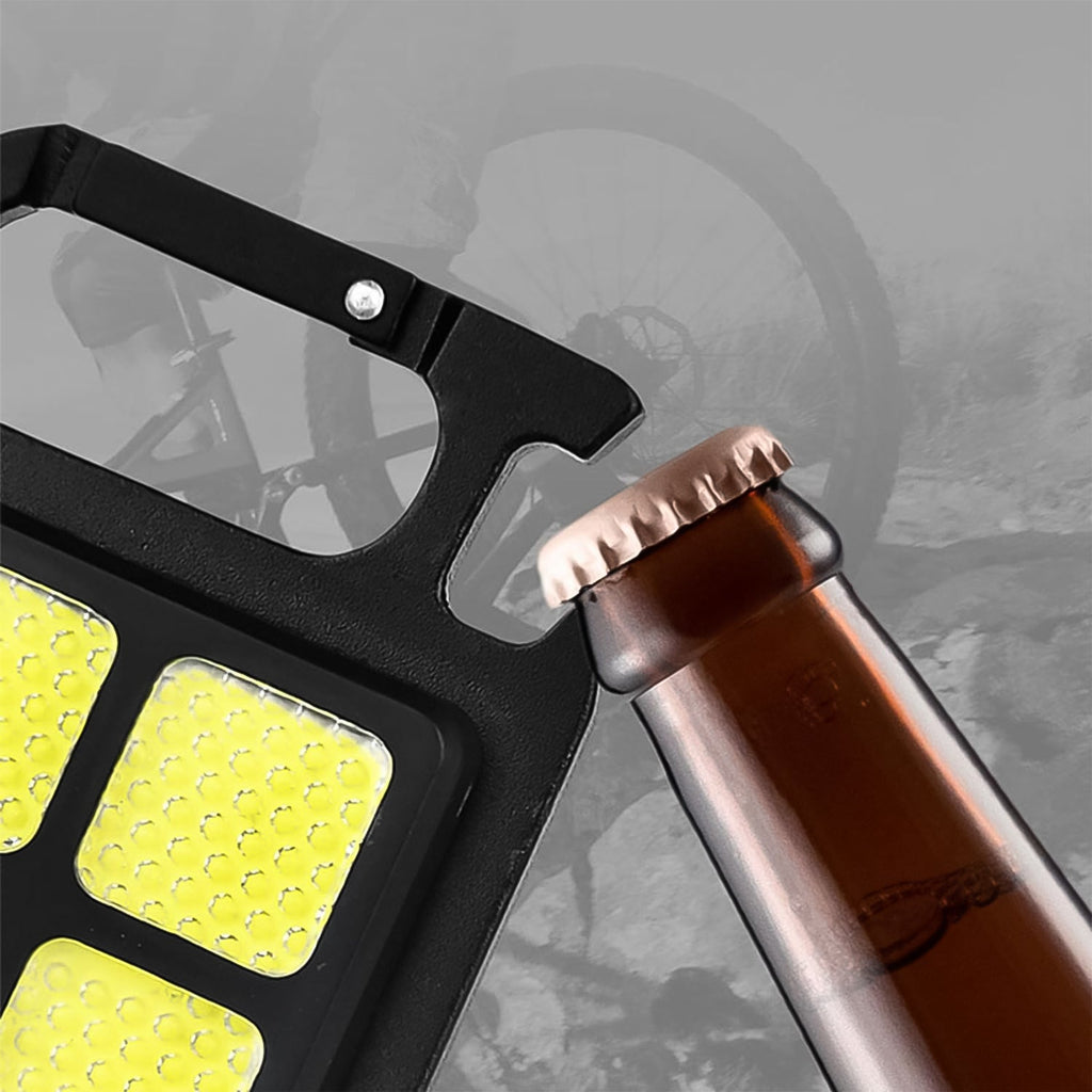 Mini LED Keychain Light 3 Modes Bottle Opener