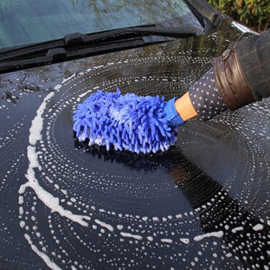 Microfiber Wash Mitt – Super Absorbent, Scratch-Safe Cleaning Glove