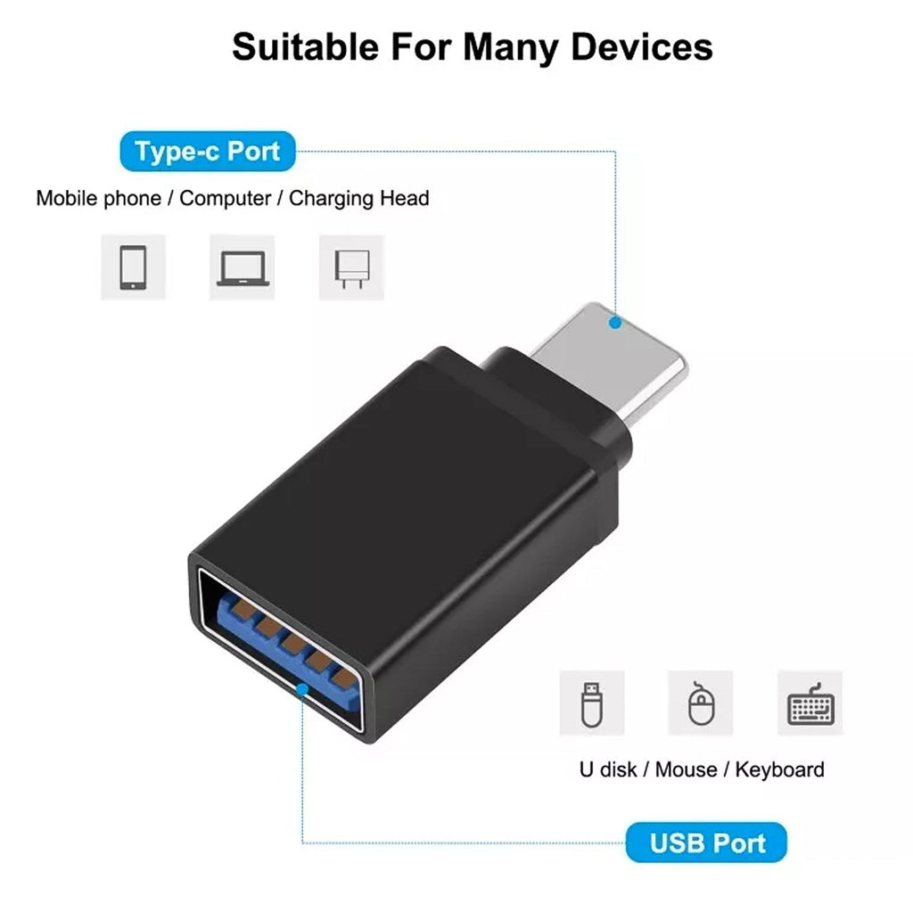 Type-C OTG Adapter – Fast Data & Charging | Compshop