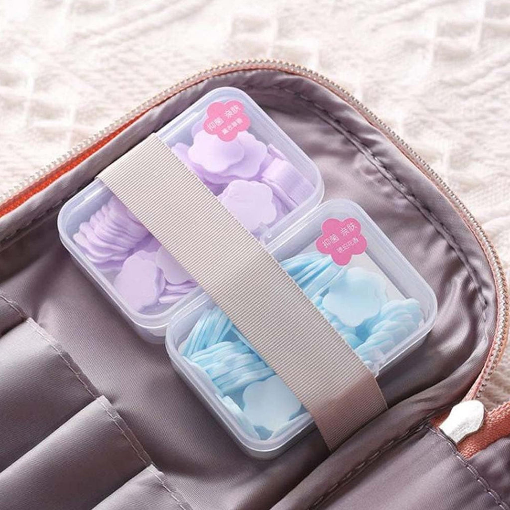Travel Soap Sheets – 100 Flower-Shaped | VelvetBubbles