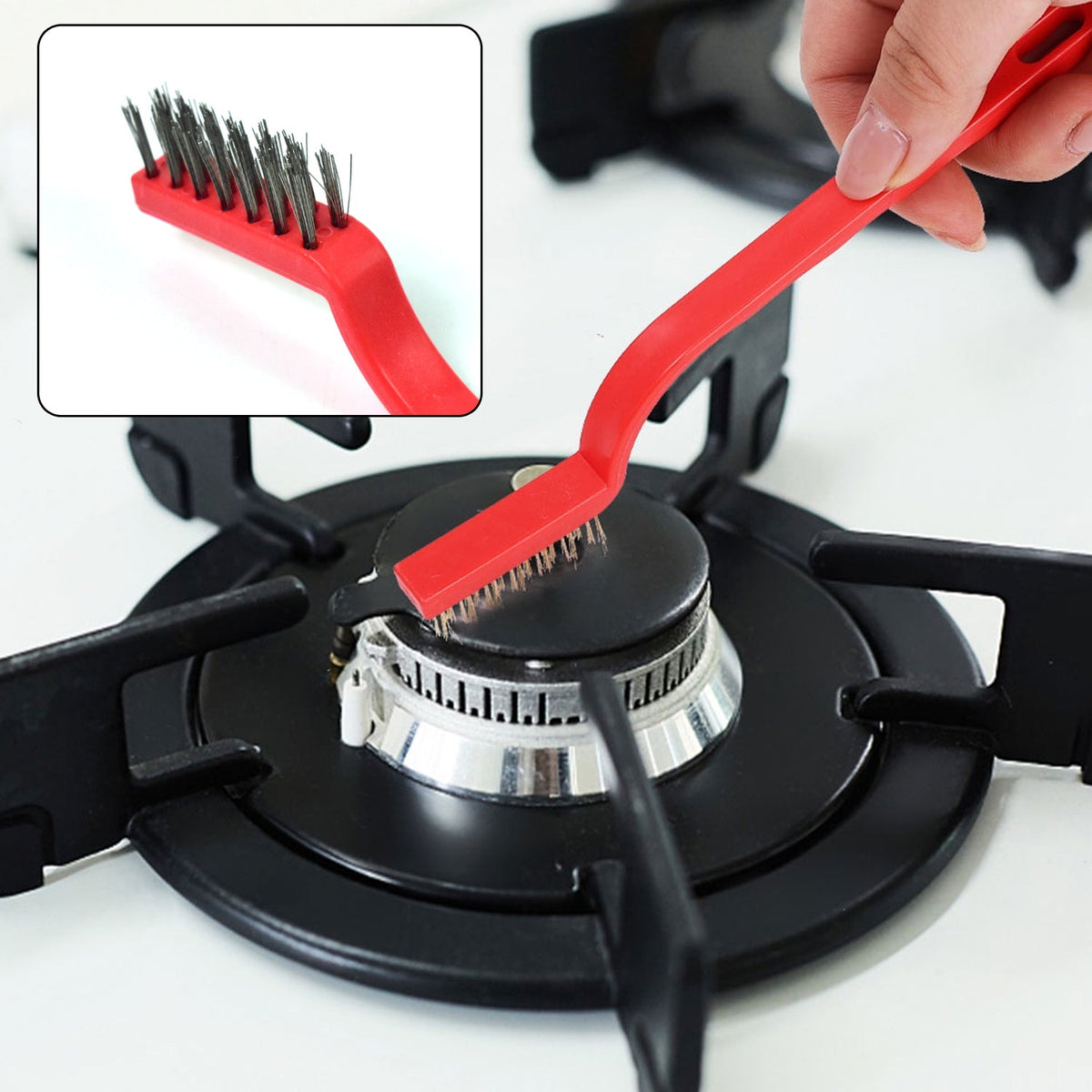 Mini Stainless Steel Wire Brush – Rust Removal & Detail Cleaning | SparkleTidy