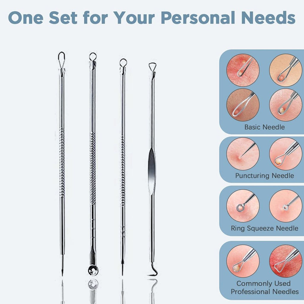 Blackhead Remover Tool – 4-in-1 Stainless Steel Extractor | ToolMate Pro
