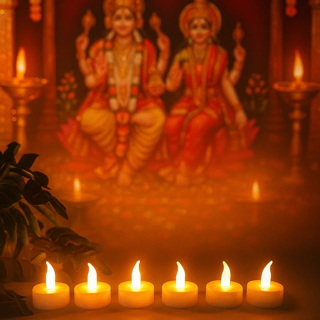 LED Flameless Candle Set – 6 Piece Warm Flickering Lights