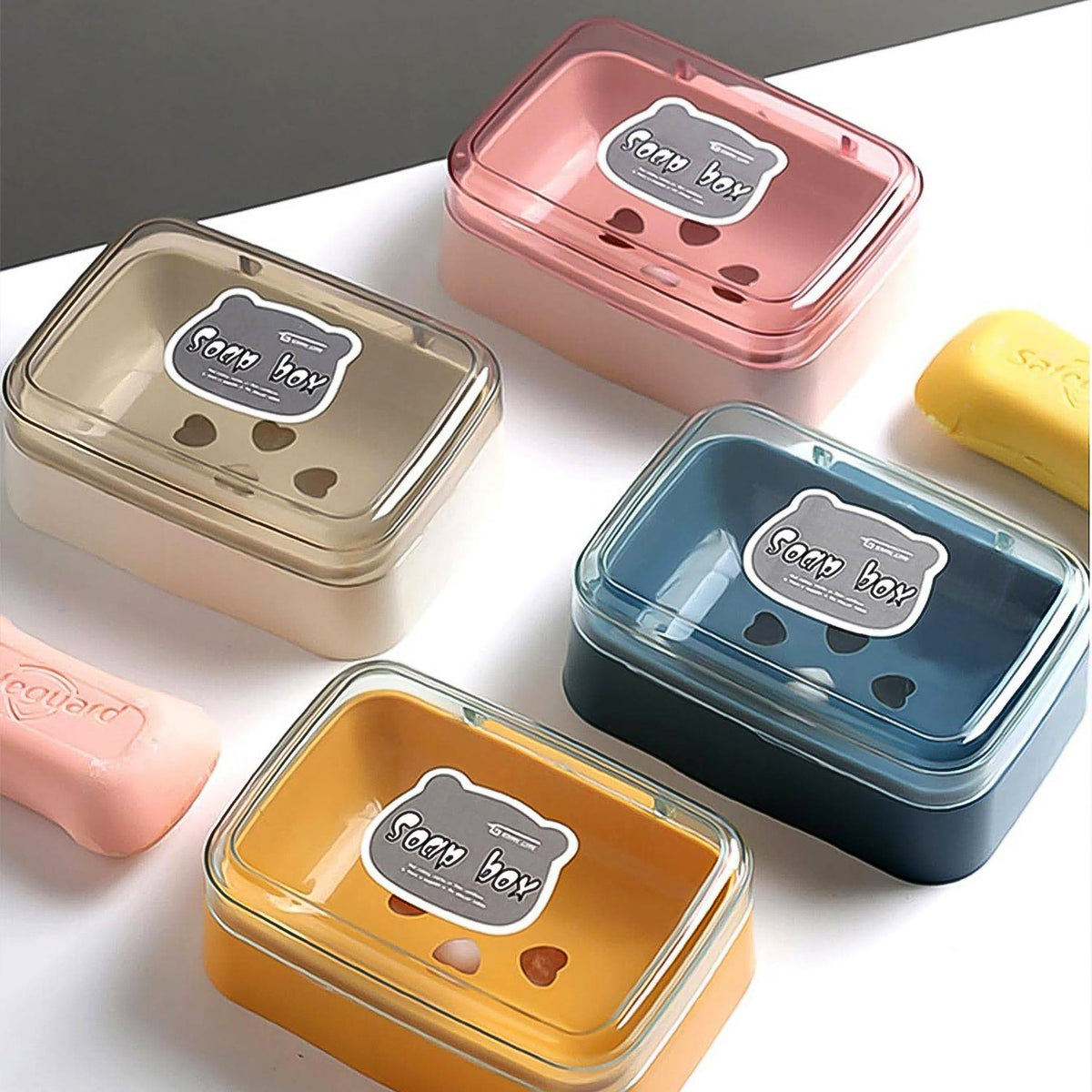 Self-Draining Soap Dish – Portable & Leakproof | VelvetBubbles