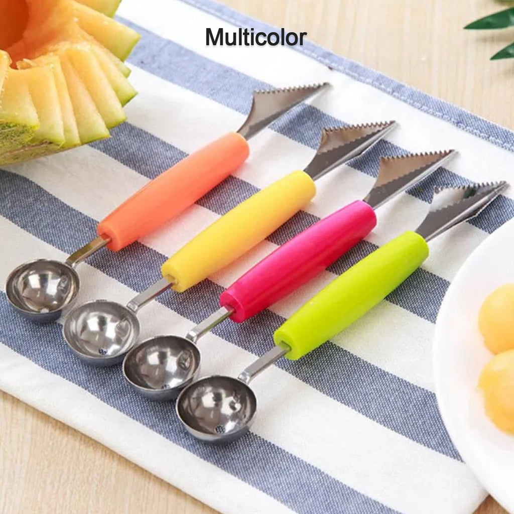 Fruit Carving Tool Kit – Stainless Steel Peeler & Scooper | Quickslice