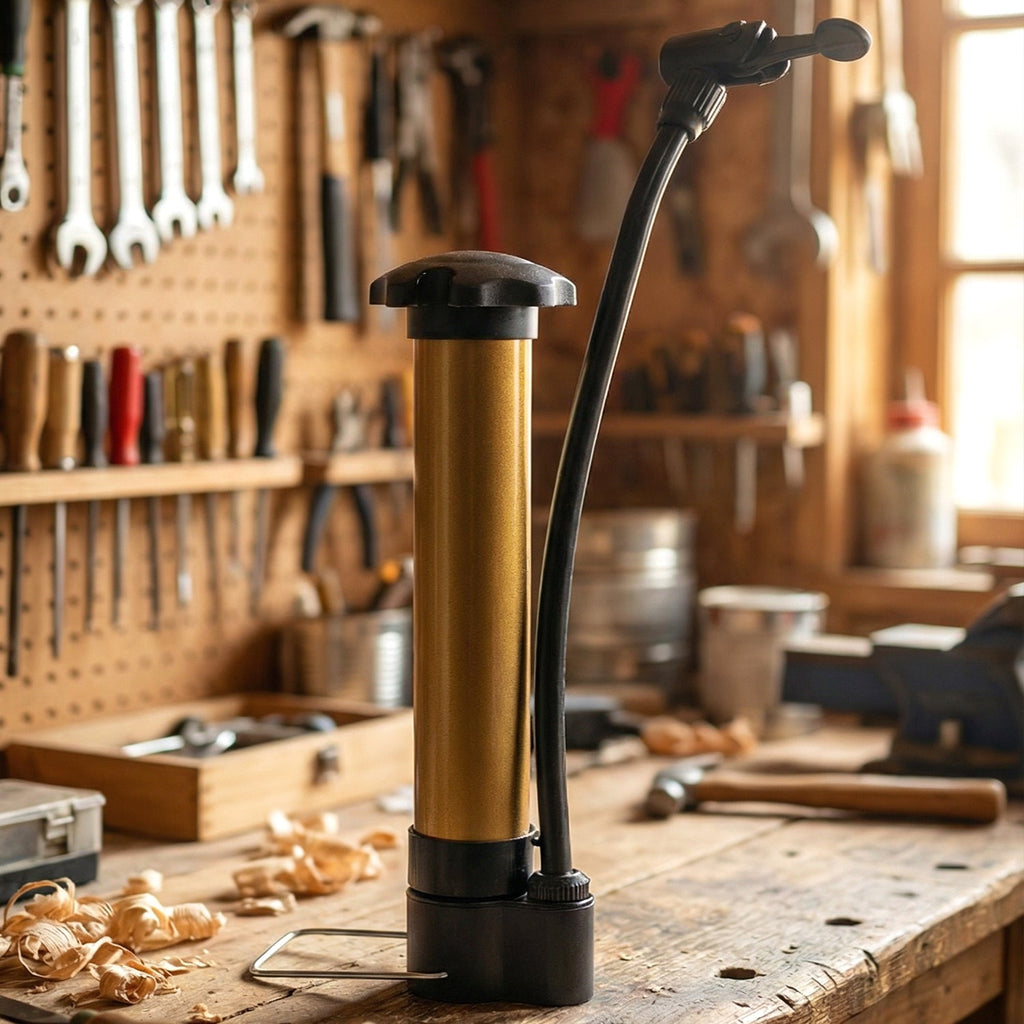 Mini Hand Air Pump – Portable Metal Ball Inflator | FitFuzion