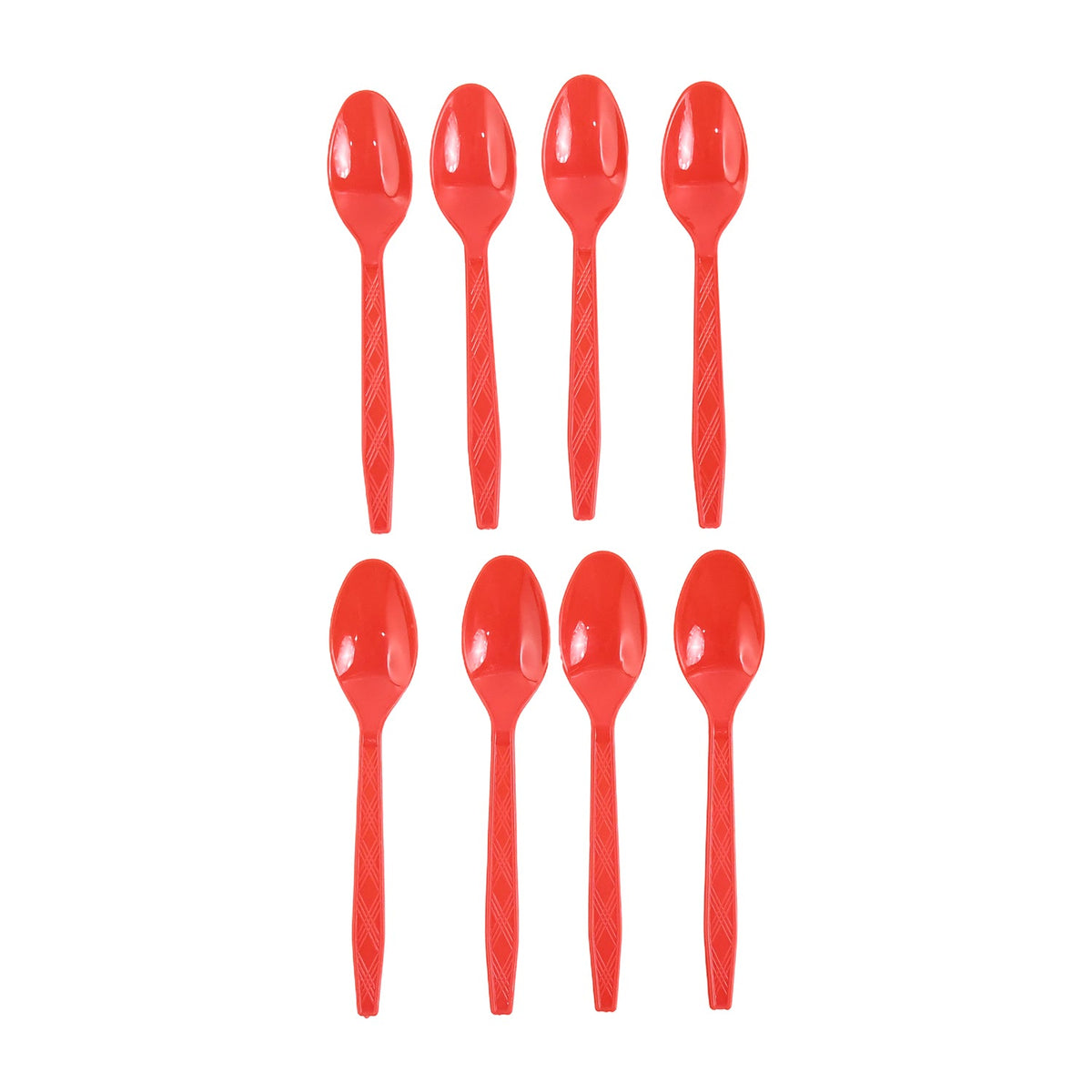 Reusable Plastic Spoons Set of 8 – Durable & Lightweight Dining