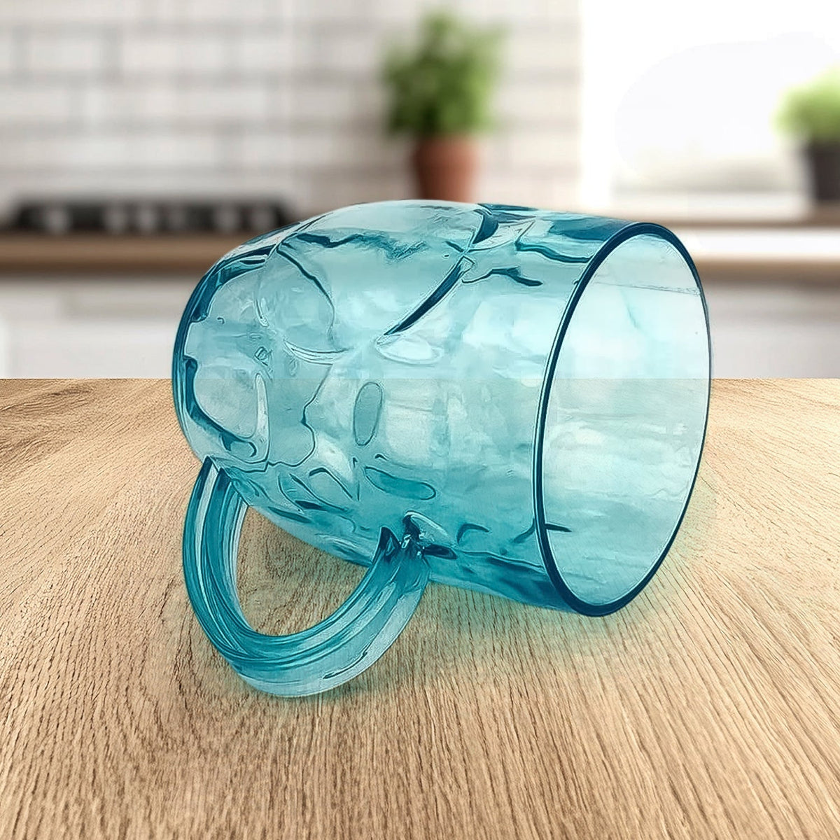 OwlCart HomeSmart Shake Mug Set – Long-Use 350ml Plastic Mugs with Easy Grip