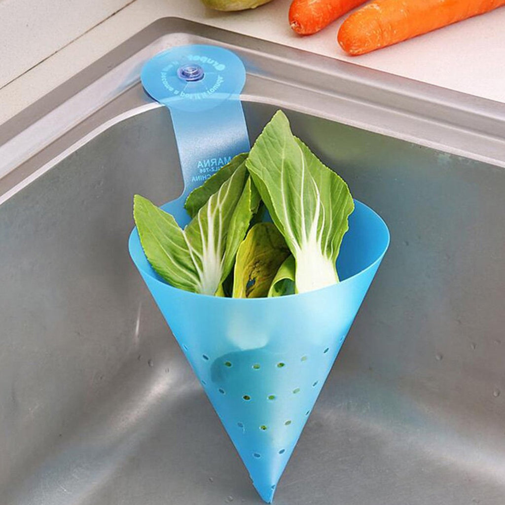 Hanging Sink Corner Strainer – Space-Saving Kitchen Organizer