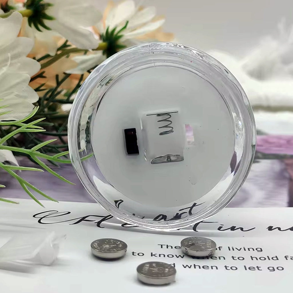 LED Crystal Candle Light – Flameless Safe Decorative Glow