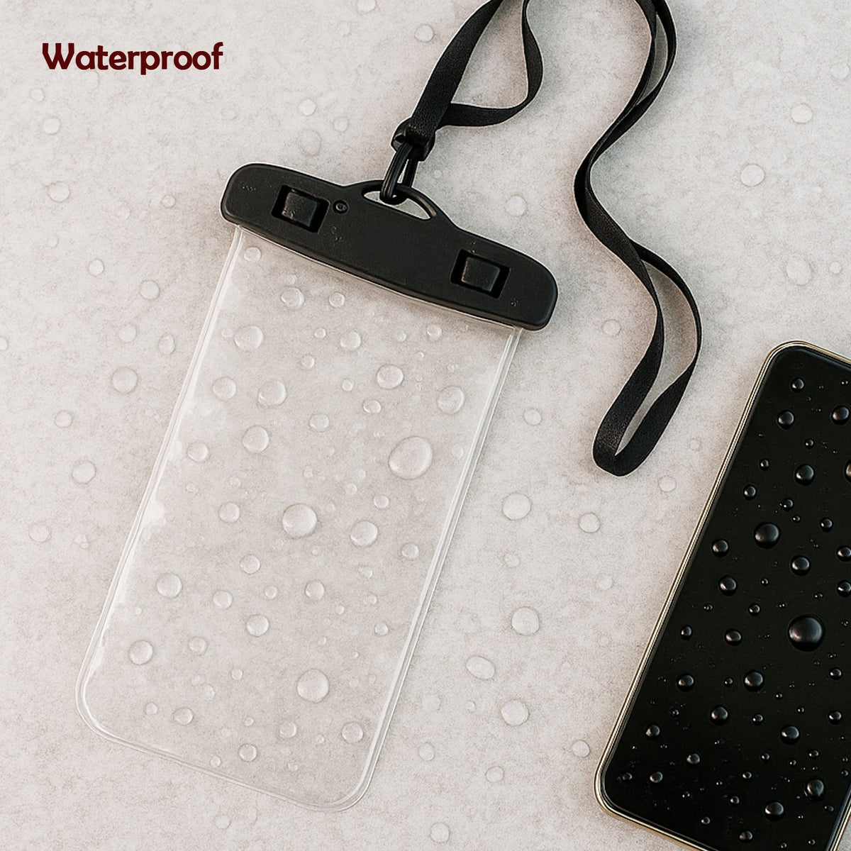 Waterproof Mobile Pouch with Neck Strap for Phones