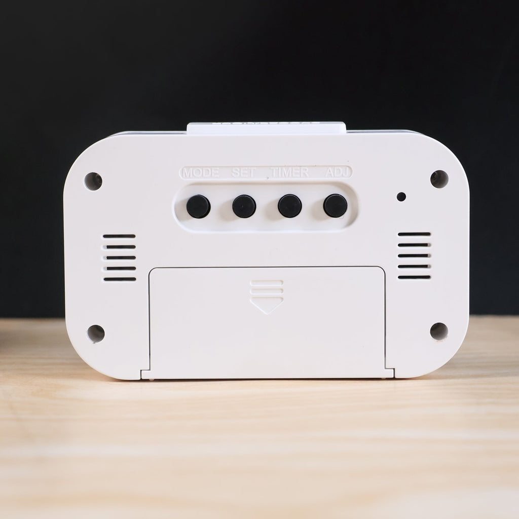 Digital LED Alarm Clock – Compact with Temperature & Night Light