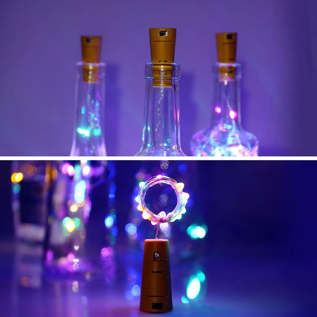 Bottle Cork Lights – Multi-Color LED String Light | Indo Glow