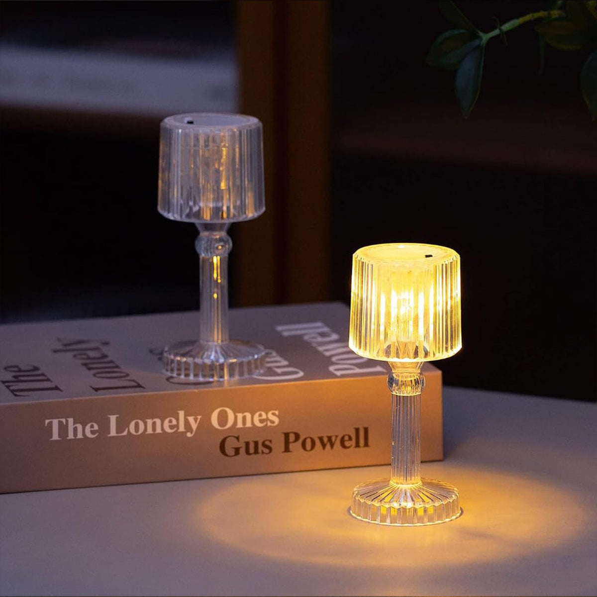 Mini Acrylic LED Desk Lamp – Crystal Design & Portable | Voltronic