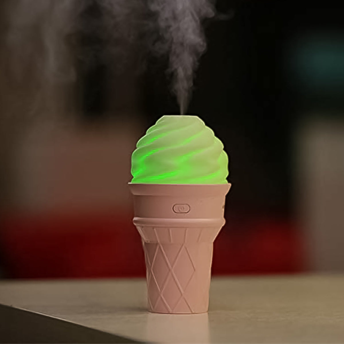 OwlCart HandyHub – Ice Cream Cone Humidifier – Portable Air Freshener with LED