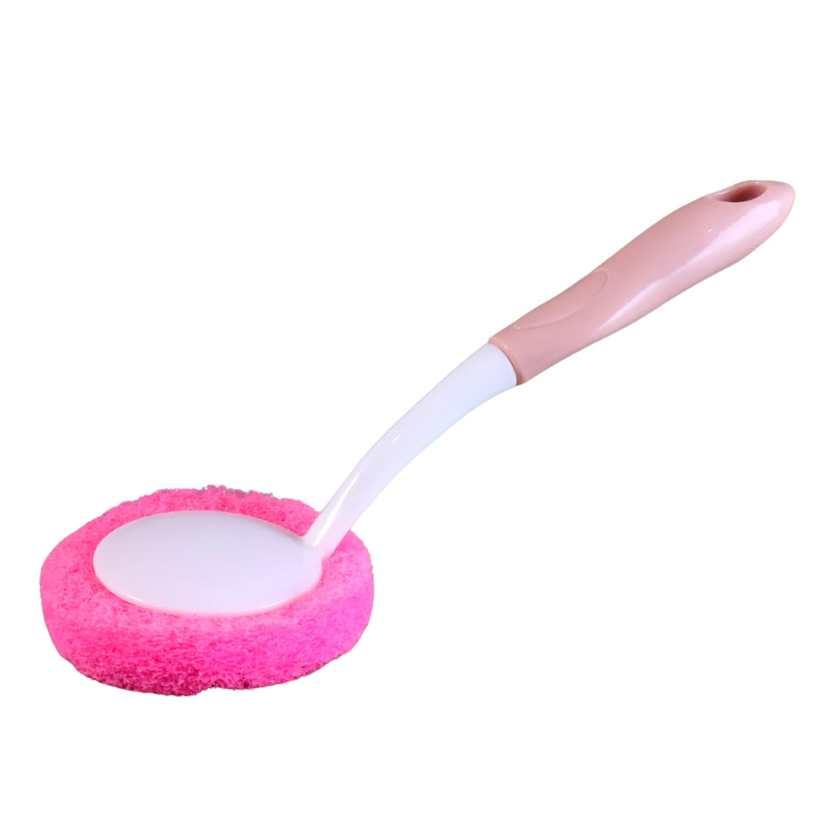 Kitchen Dish Scrubber Brush – Long Handle with Soft Sponge