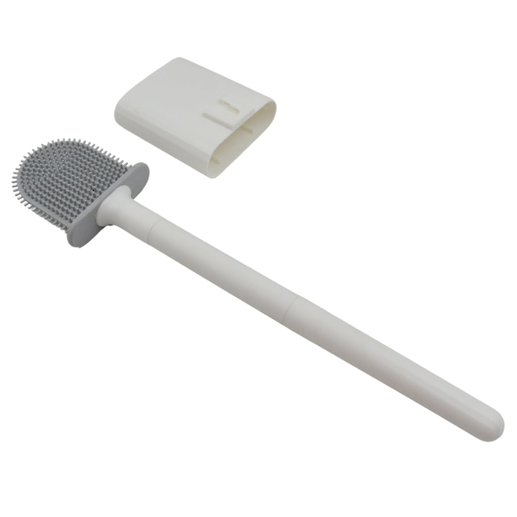 Silicone Toilet Brush – Wall-Mounted, Anti-Drip Cleaner | Velvet Wipe