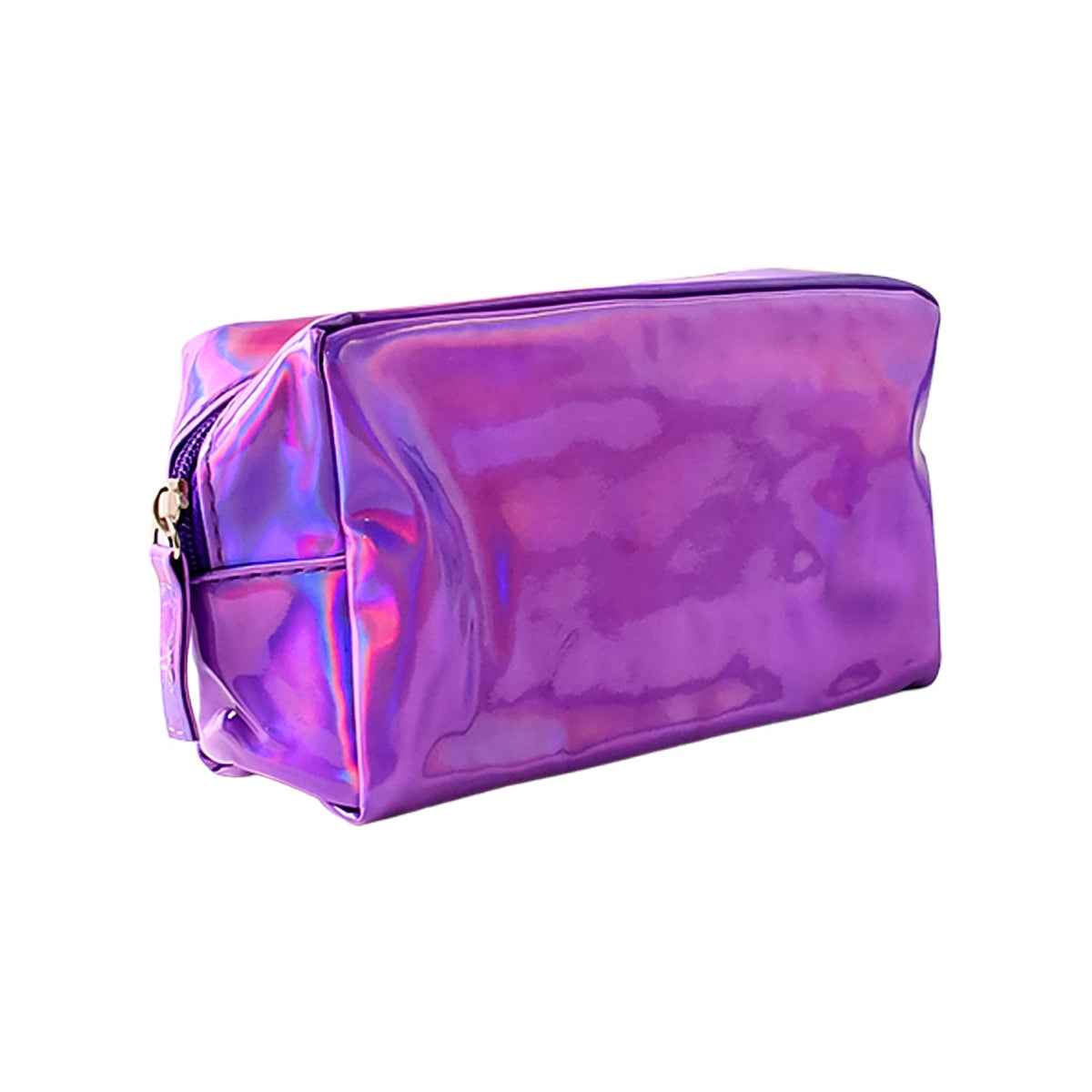 Holographic Waterproof Travel Cosmetic Pouch – Stylish & Durable
