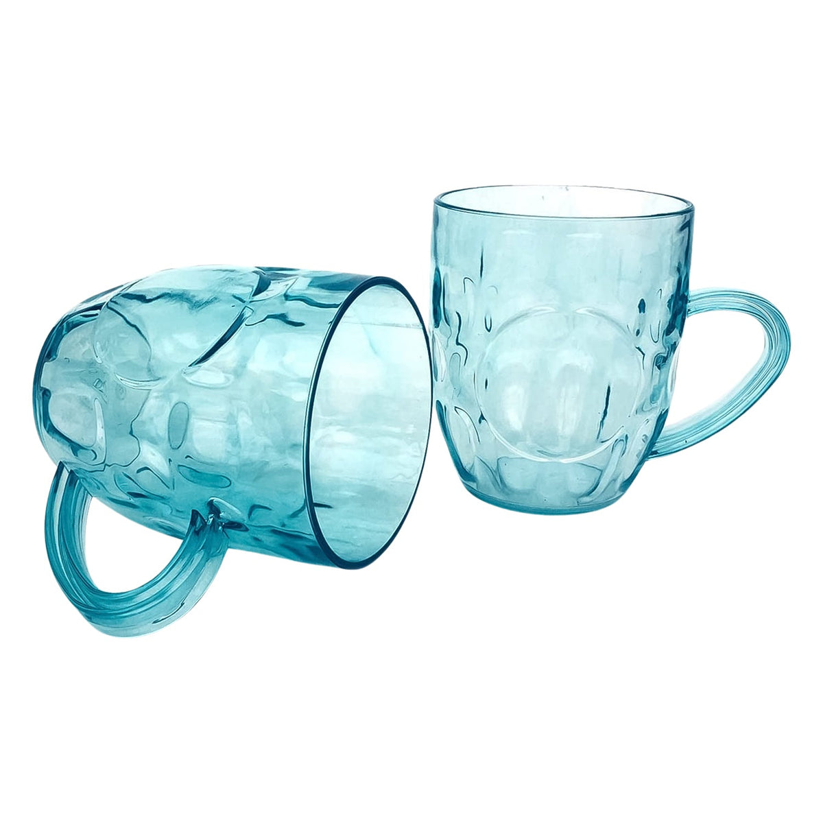 OwlCart HomeSmart Shake Mug Set – Long-Use 350ml Plastic Mugs with Easy Grip