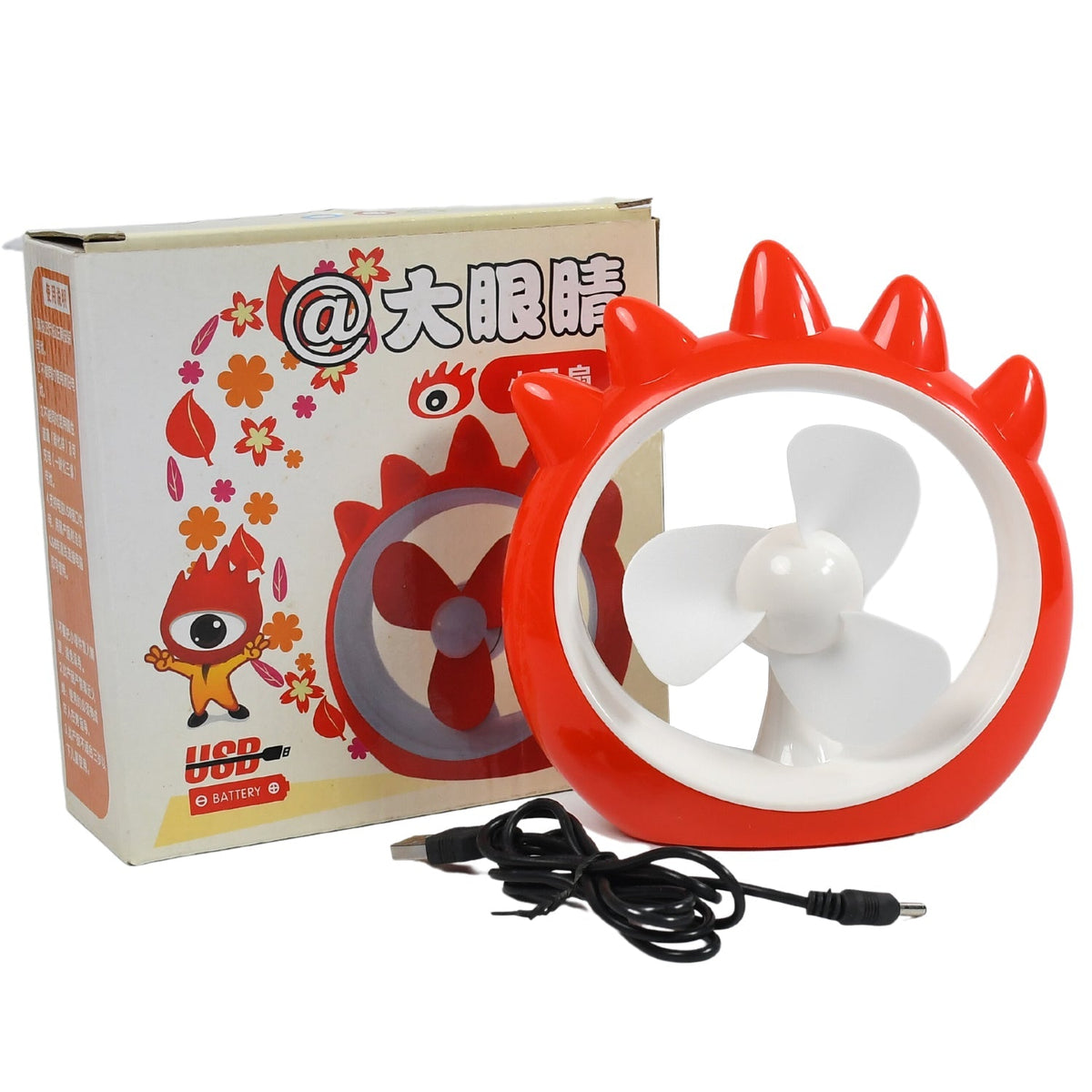 Mini USB Rechargeable Desktop Fan – Compact & Quiet Cooling