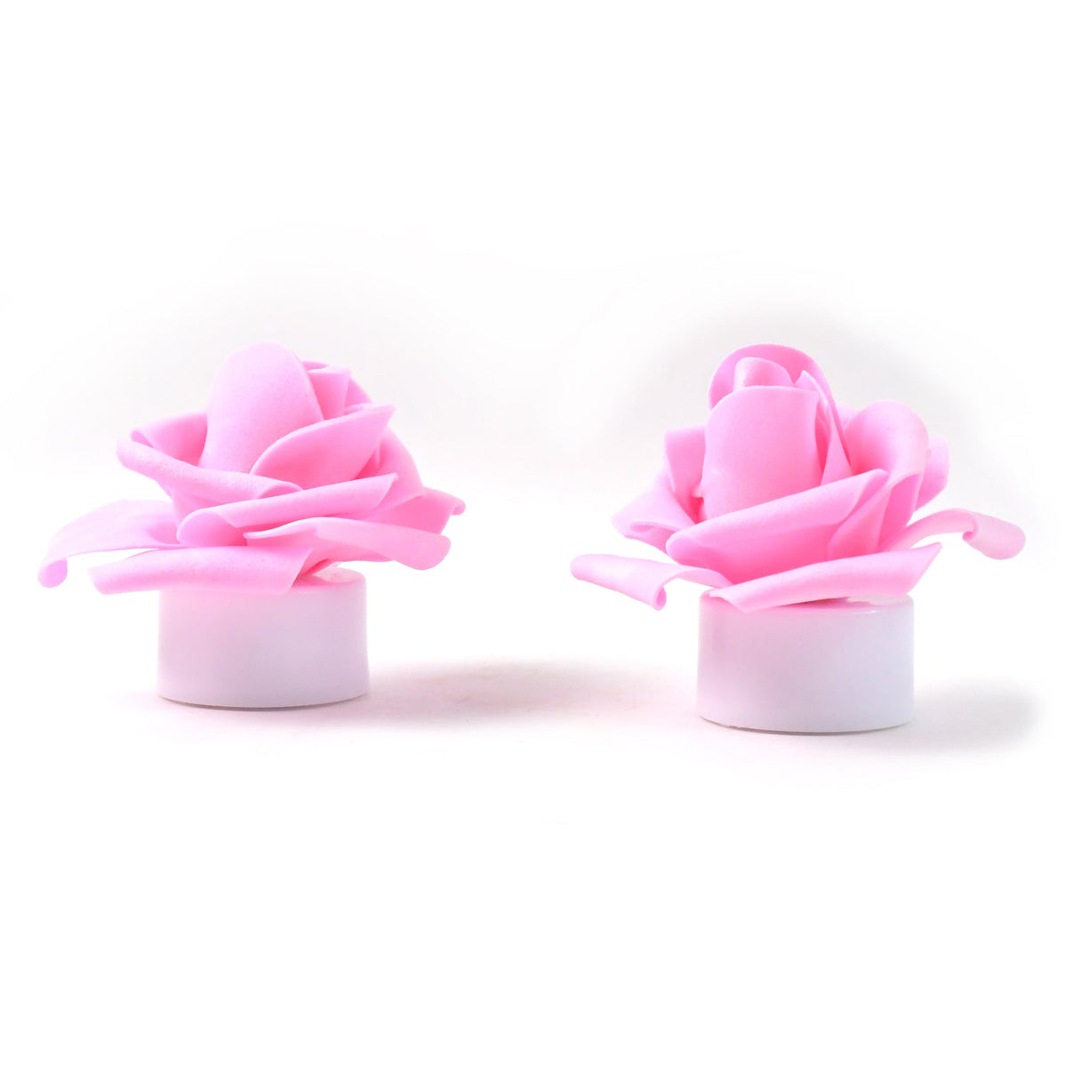 Rose LED Flickering Tealight Candles – Romantic Flameless Glow