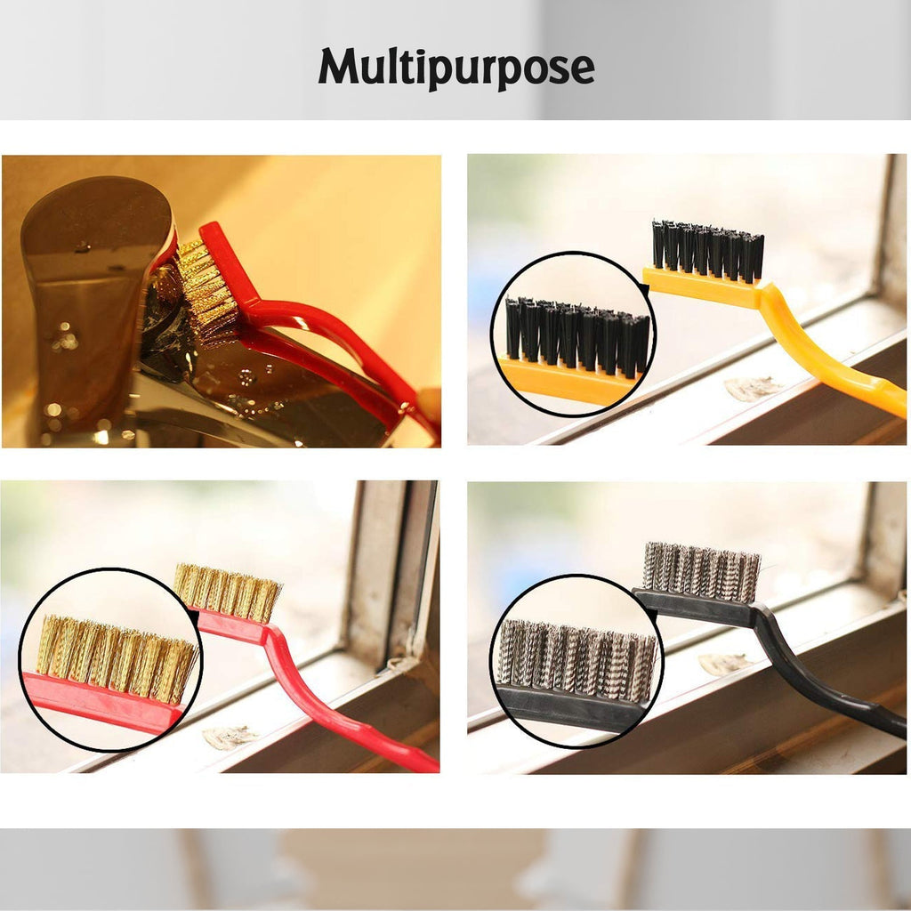 Mini Wire Brush Set – Multi-Material Cleaning | Velvet Wipe
