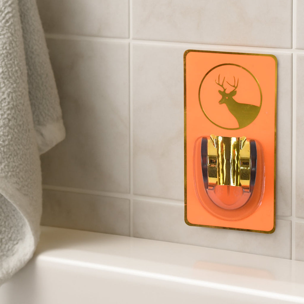 OwlCart GripGo Self-Adhesive Shower Head Holder – Adjustable No-Drill Mount
