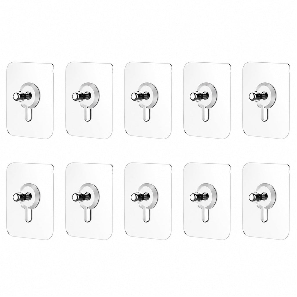 Kitchen utensil hanging on adhesive wall hook