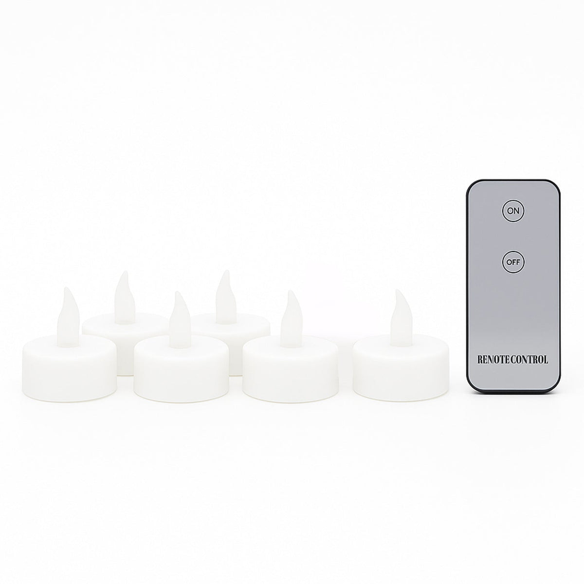 LED Flameless Candle Set – 6 Piece Warm Flickering Lights