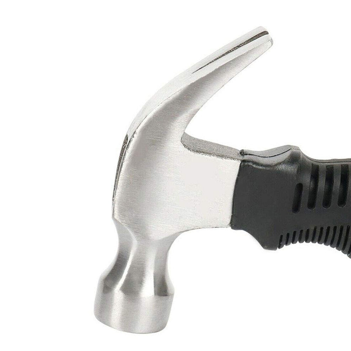 The mini claw hammer shown from another angle, showcasing its compact size and utility.